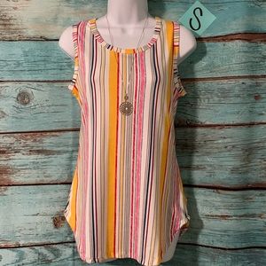 Sunday Morning | Sz S striped sleeveless shirt - new with tags
